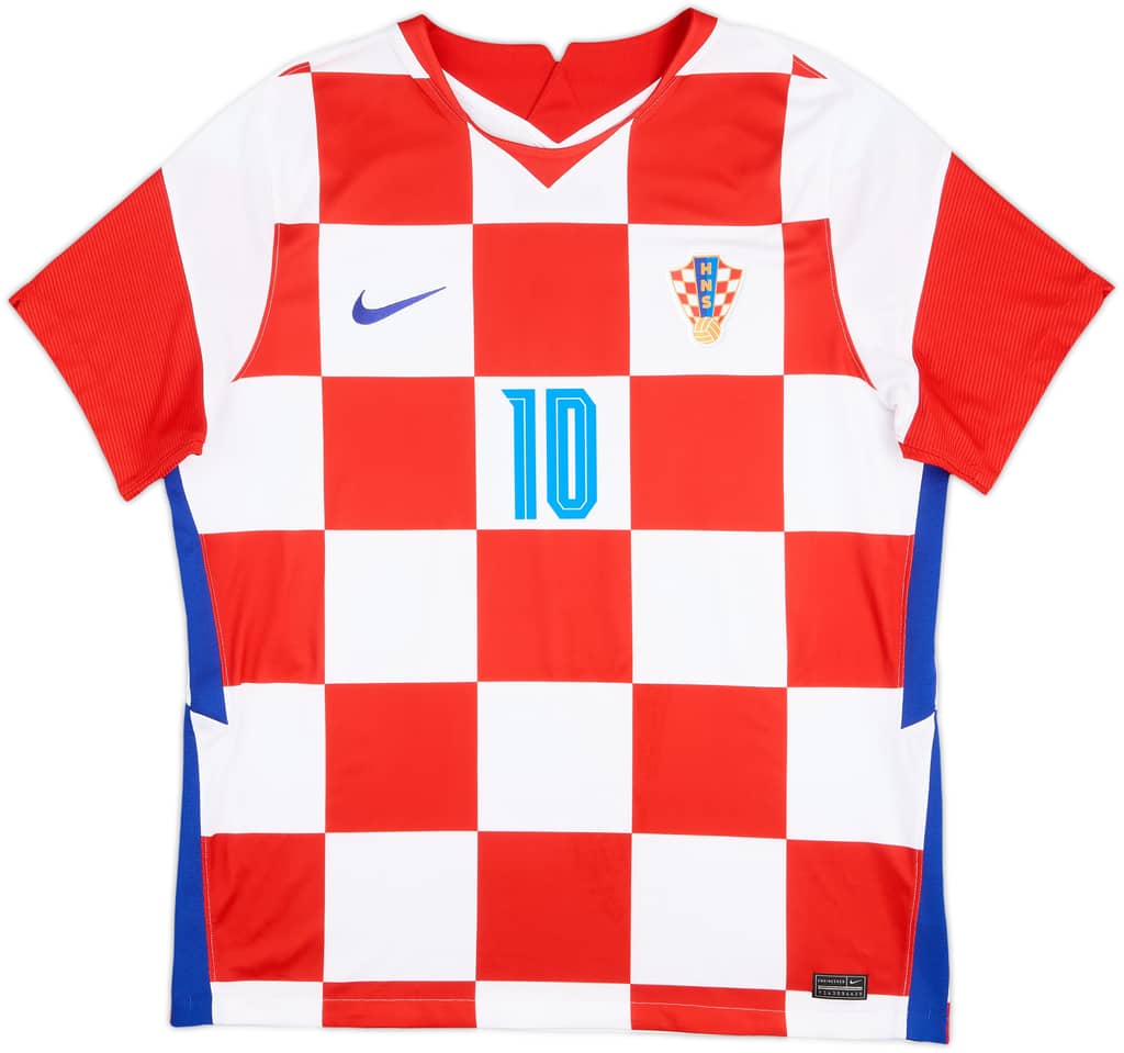 2020-21 Croacia Camiseta Local Modric #10 - 8/10 - (XL)