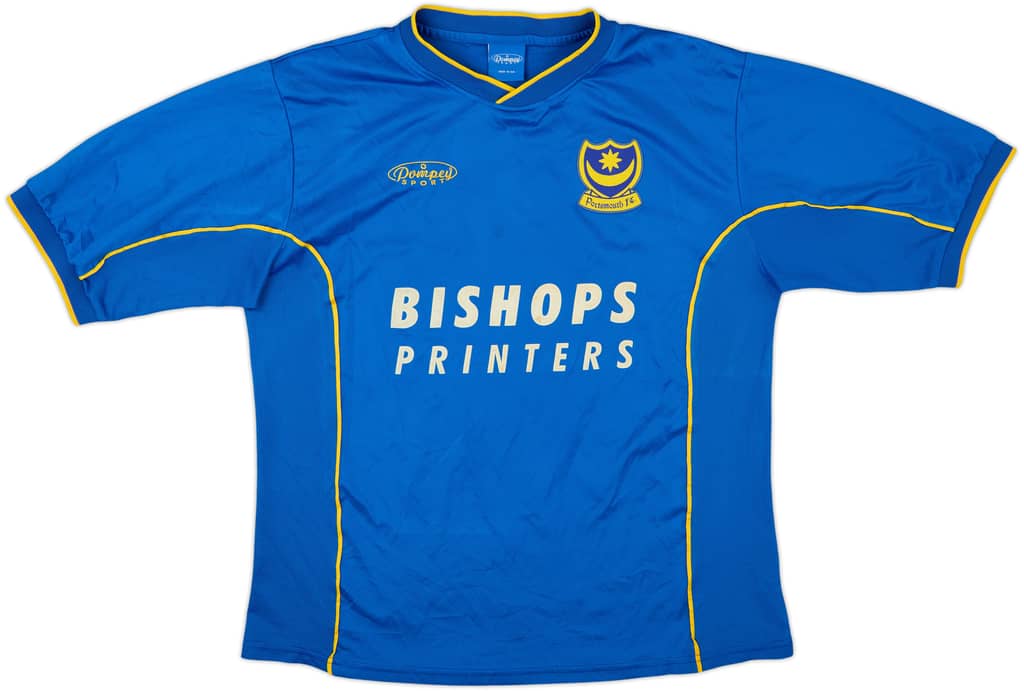 2000-02 Portsmouth Home Shirt - 8/10 - (L)
