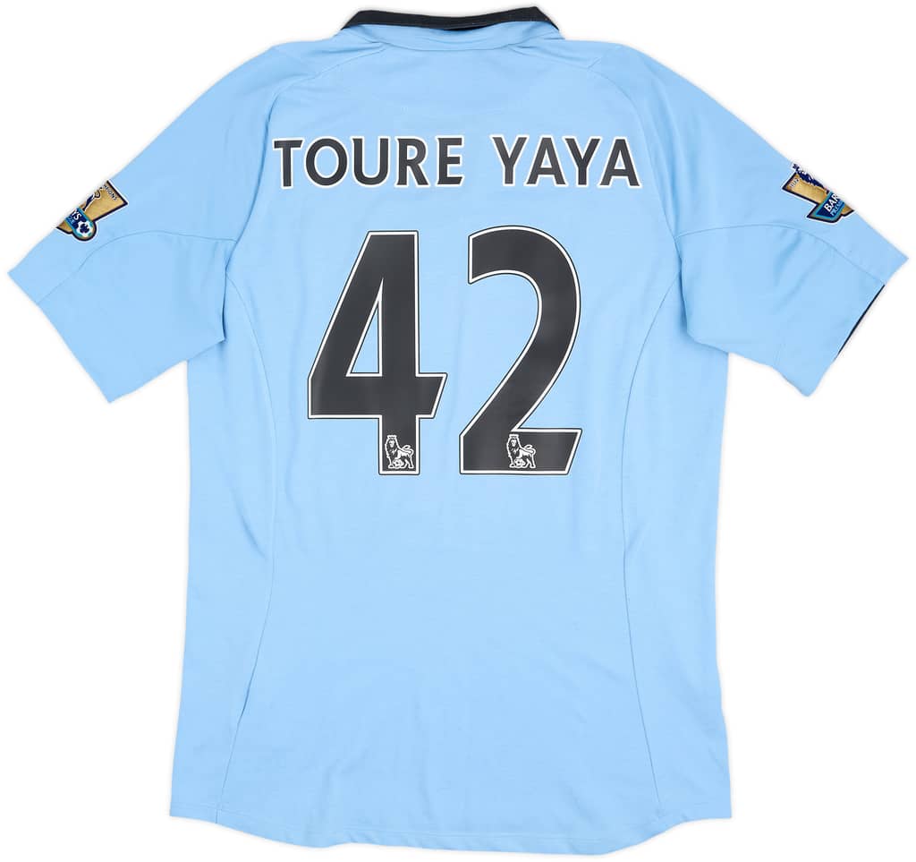 2012-13 Manchester City Home Shirt Toure Yaya #42 - 8/10 - (M)