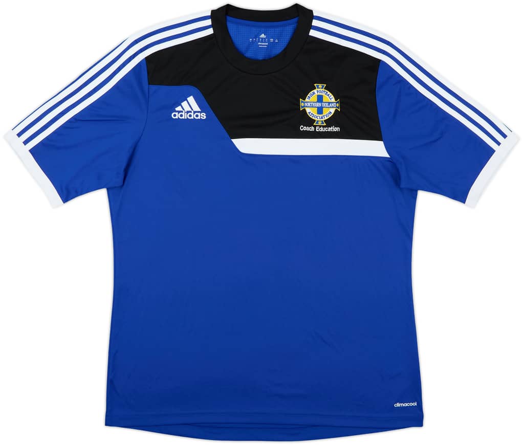 2013-14 Northern Ireland 'Coach Education' adidas Training Shirt - 10/10 - (L)