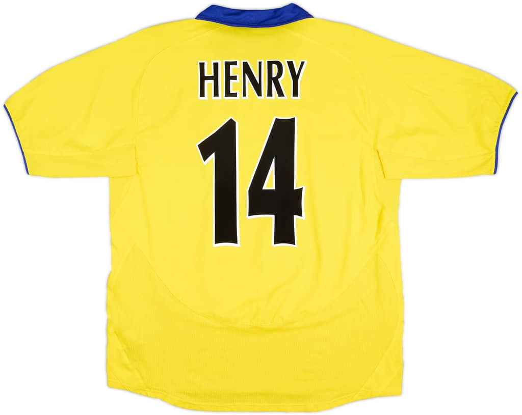 2003-05 Arsenal Away Shirt Henry #14 - 9/10 - (L)
