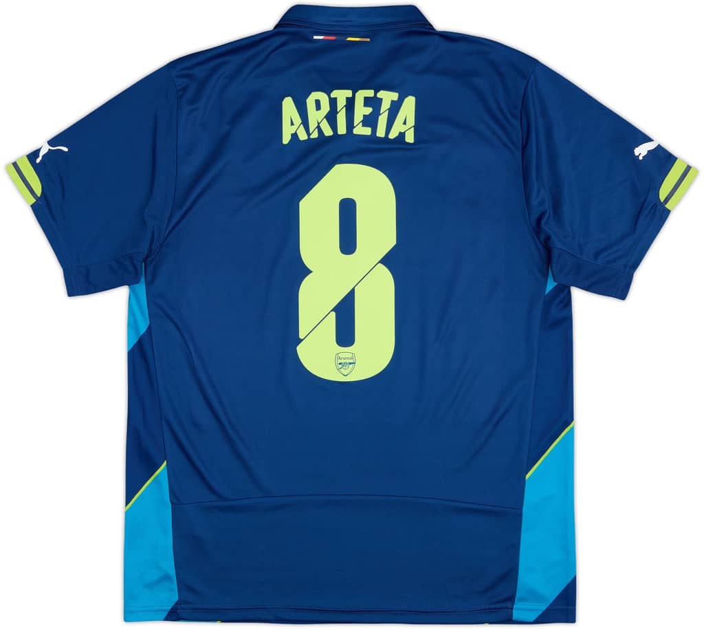 2014-15 Arsenal Tercera Camiseta Arteta #8 - 8/10 - (L)