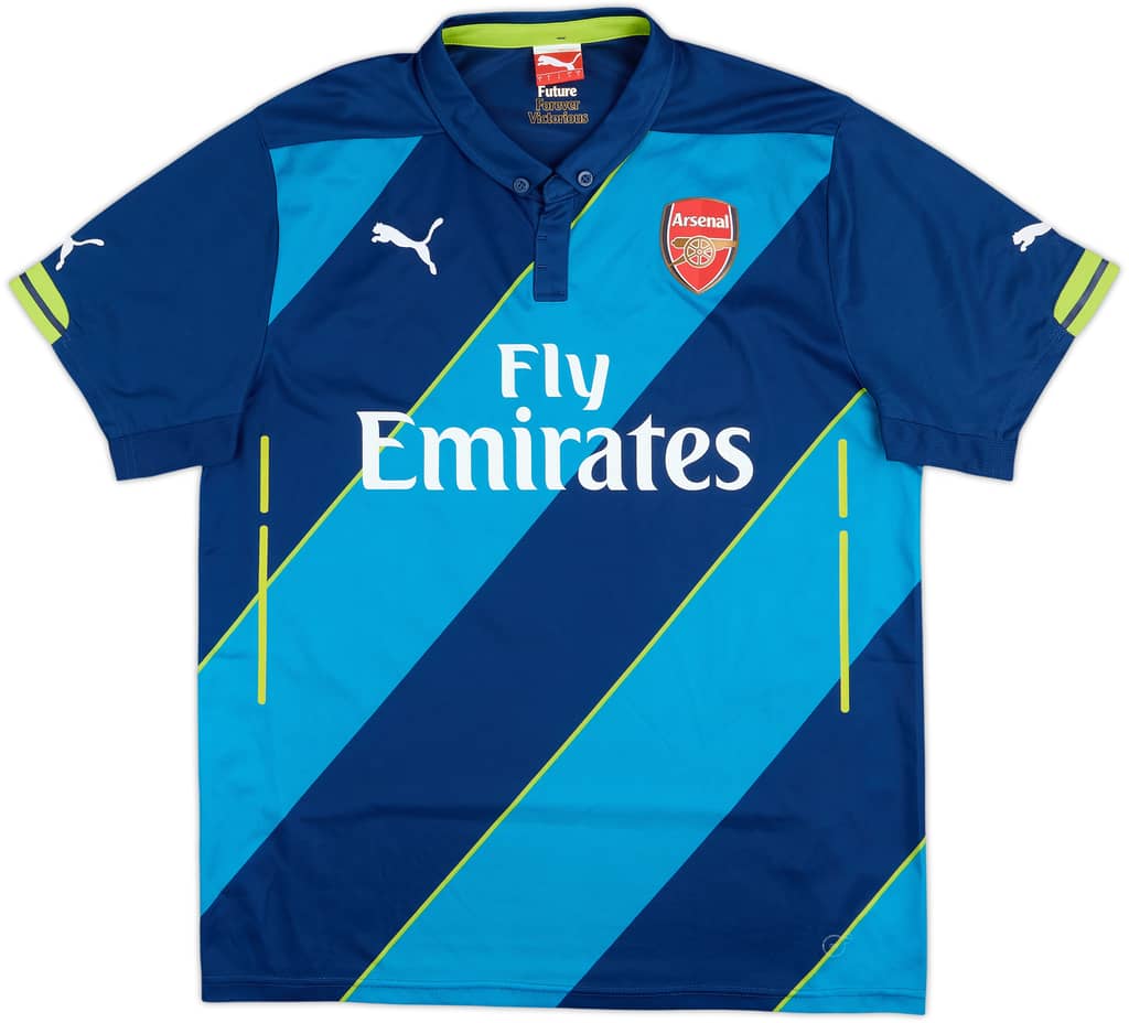 2014-15 Arsenal Tercera Camiseta Arteta #8 - 8/10 - (L)