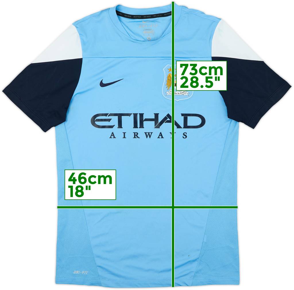 2013-14 Manchester City Nike Training Shirt - 7/10 - (M)