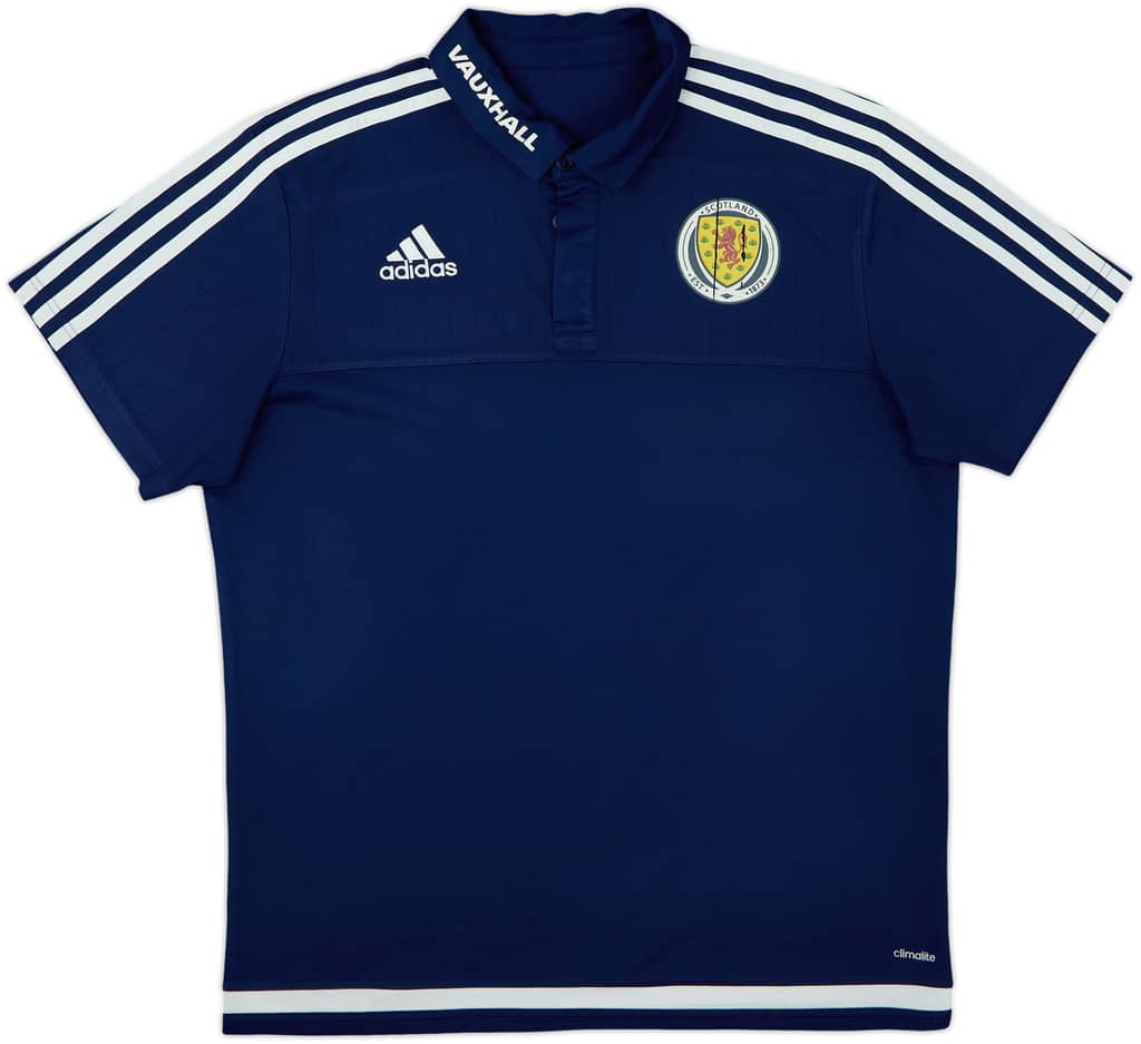 2015-16 Scotland adidas Polo Shirt - 9/10 - (L)