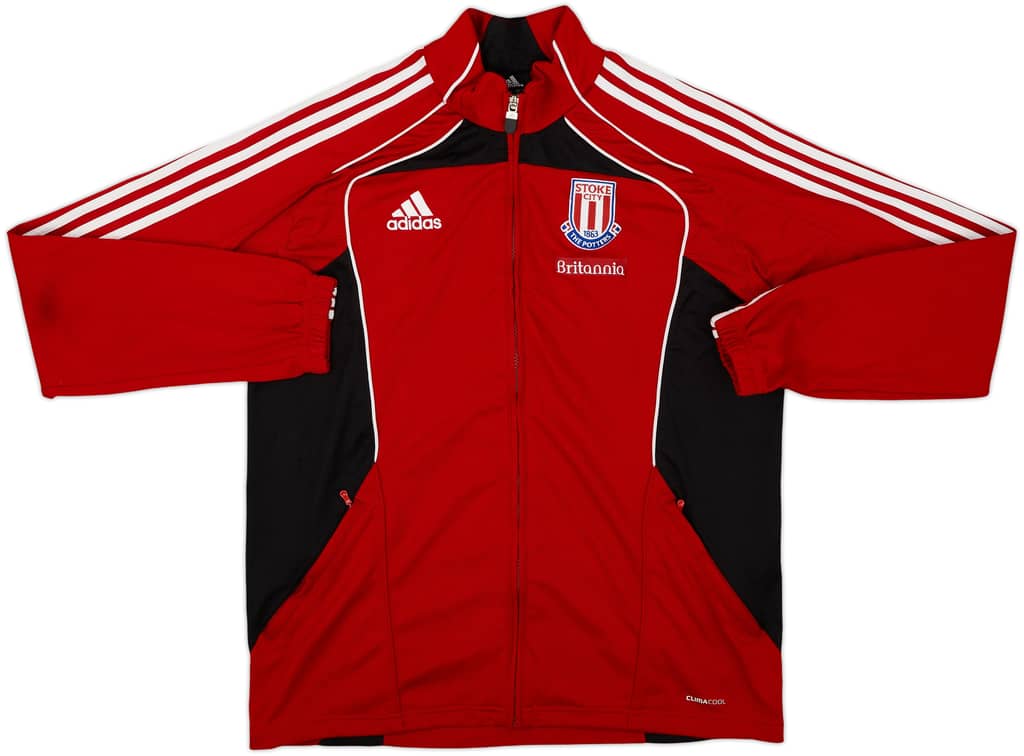 2009-10 Stoke City adidas Track Jacket - 9/10 - (L)