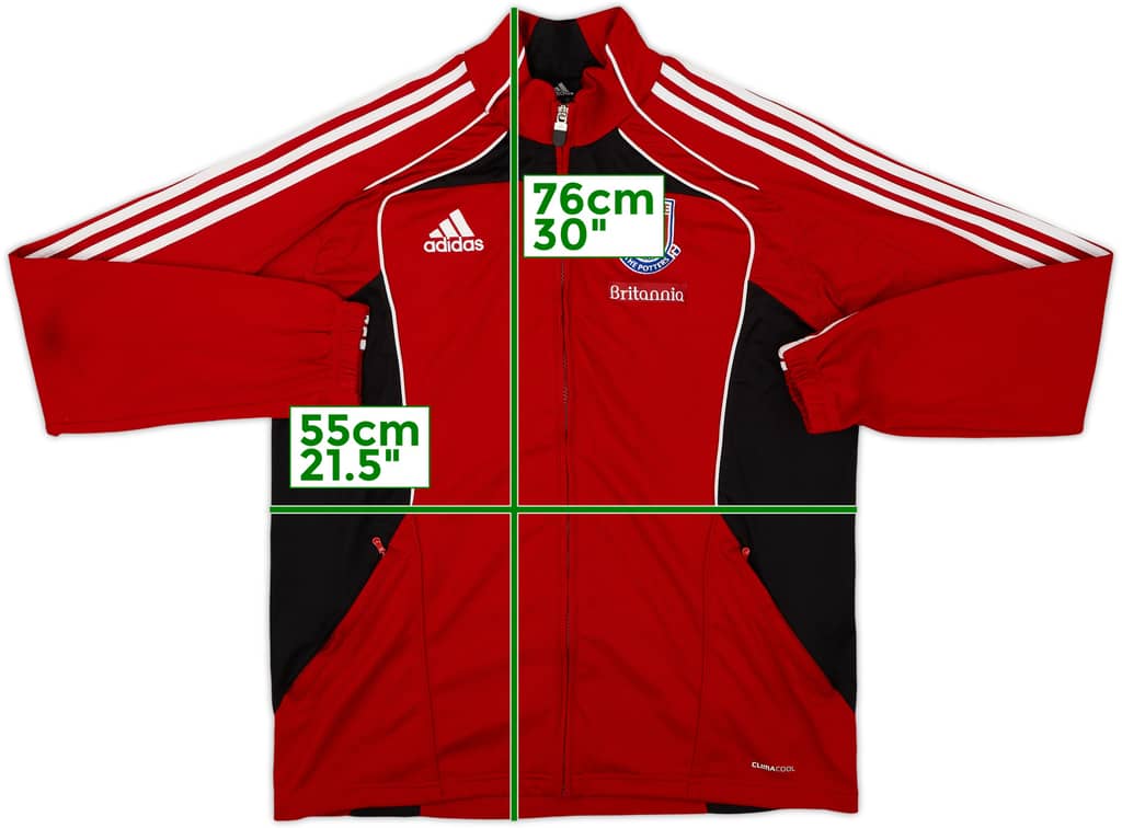 2009-10 Stoke City adidas Track Jacket - 9/10 - (L)