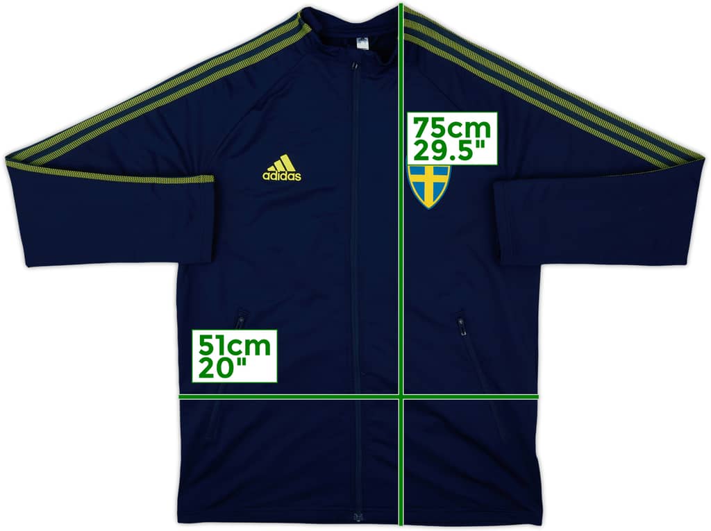 2019-20 Sweden adidas Track Jacket - 9/10 - (M)