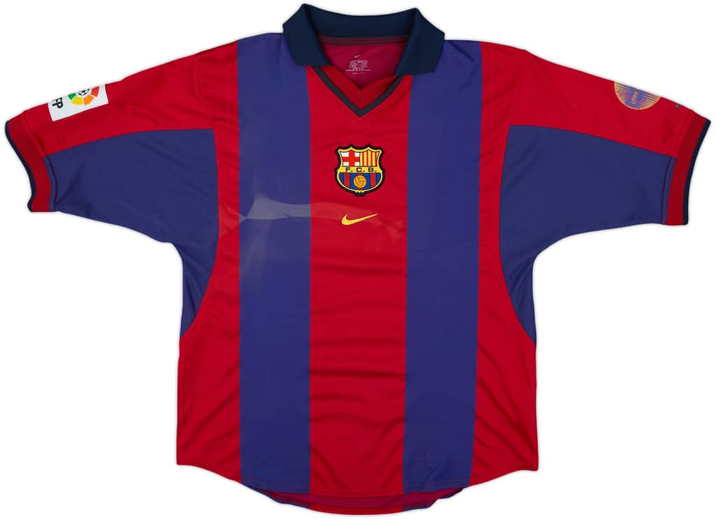 2000-01 Barcelona Home Shirt - 5/10 - (M)