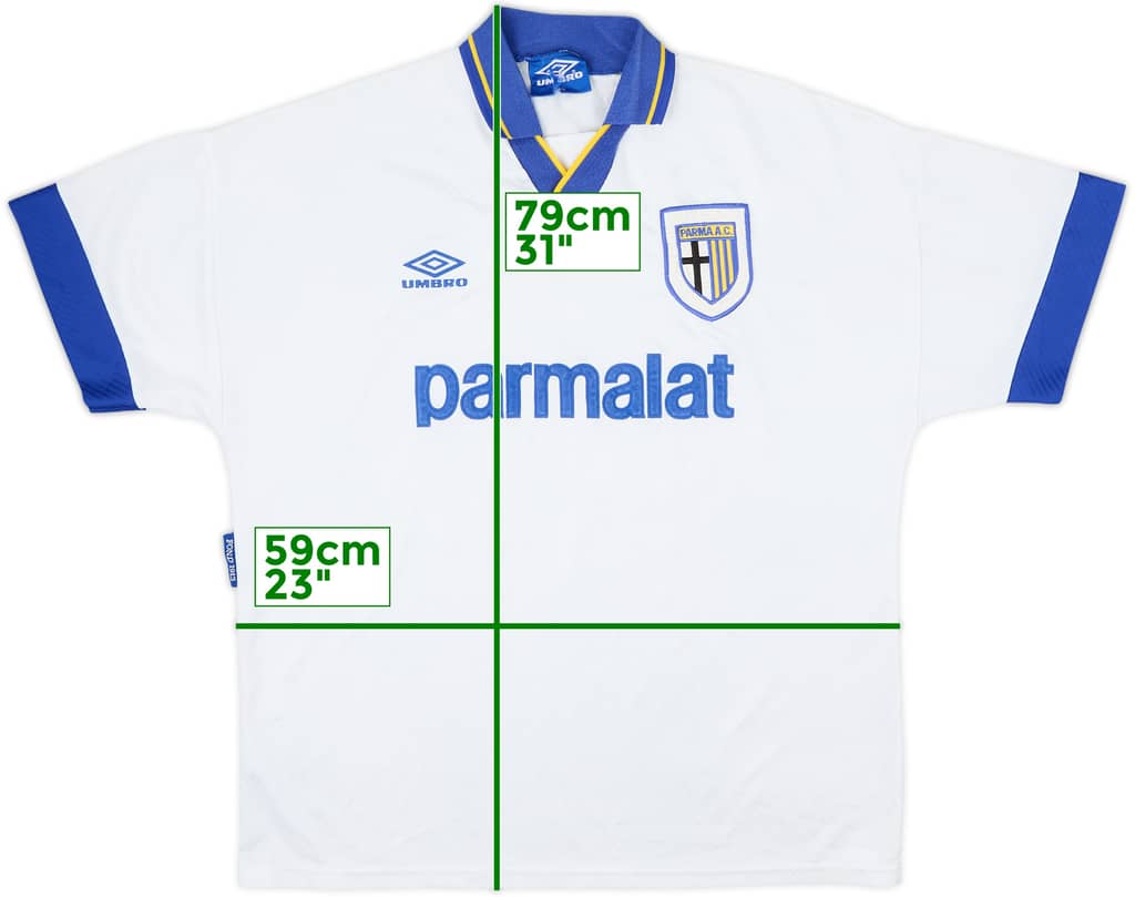 1993-95 Parma Home Shirt - 8/10 - (XL)