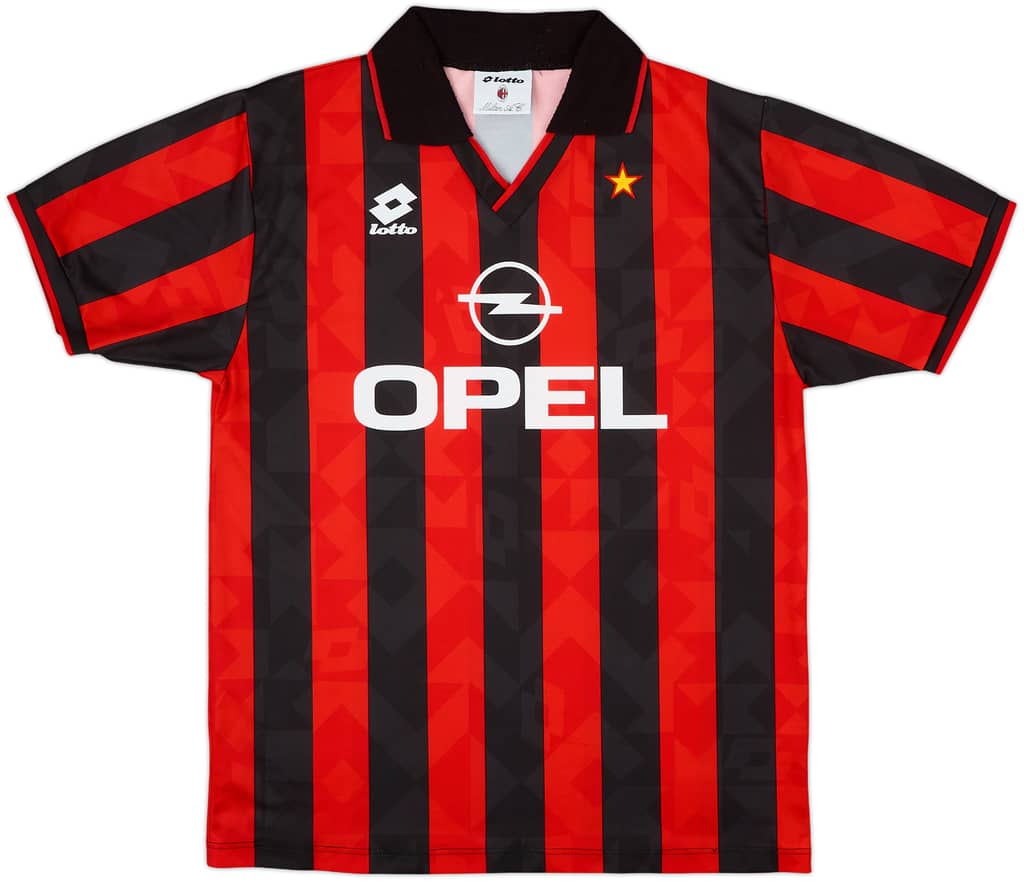 1994-95 AC Milan Home Shirt - 9/10 - (L)