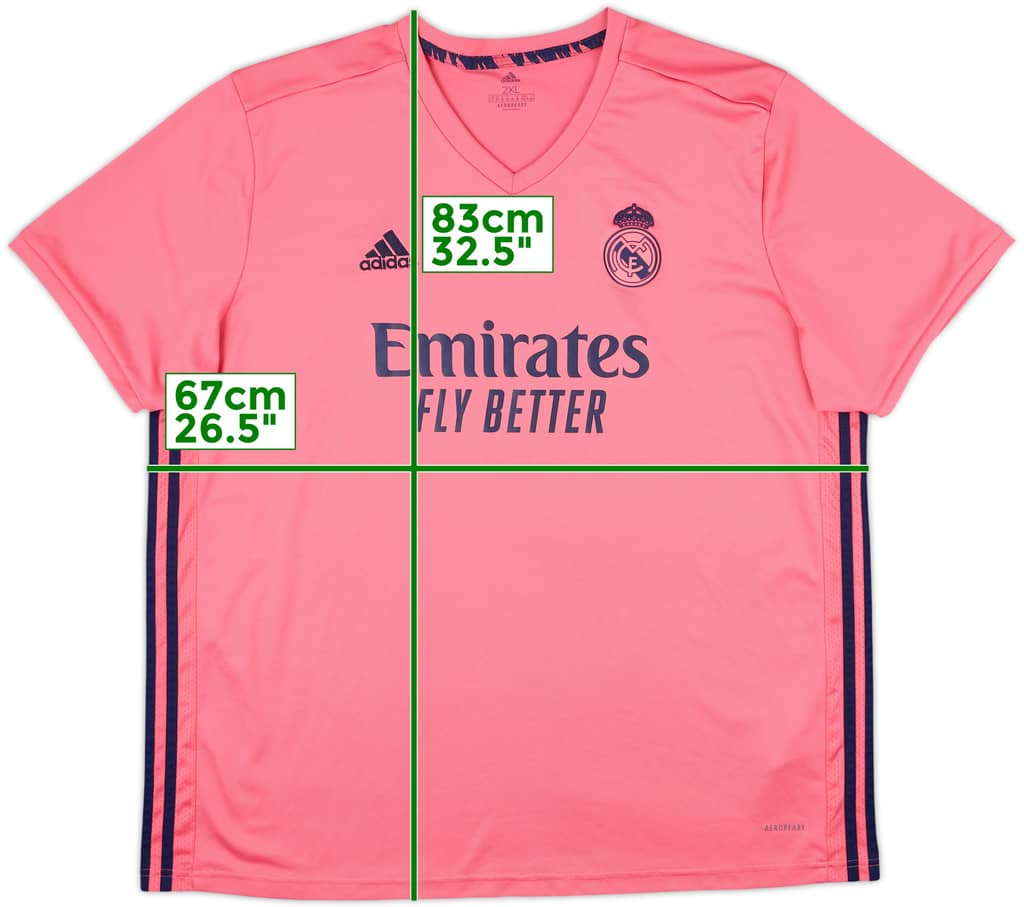 2020-21 Real Madrid Away Shirt - 5/10 - (XXL)