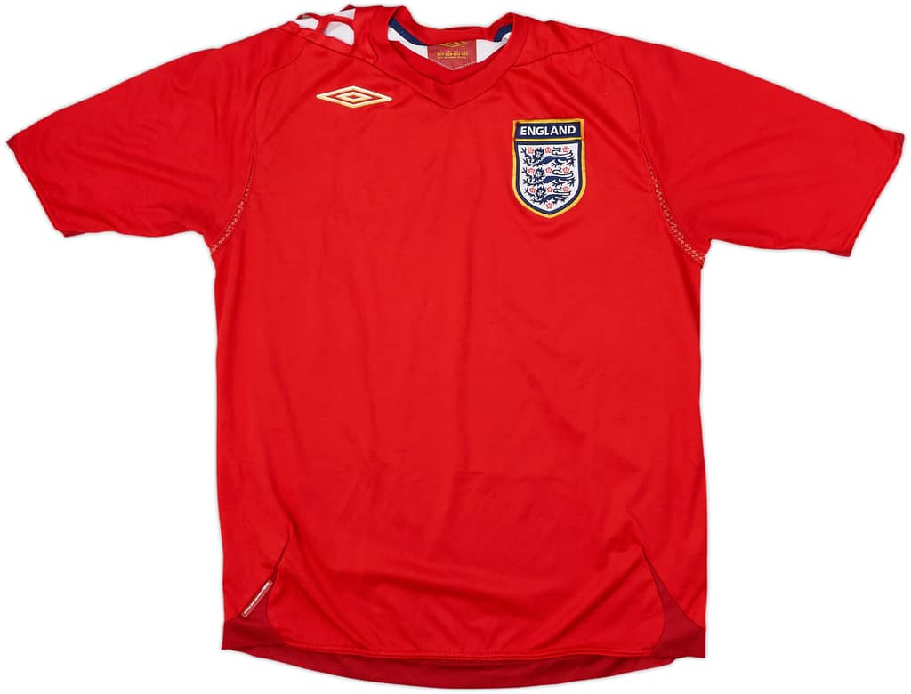 2006-08 England Away Shirt - 5/10 - (M)