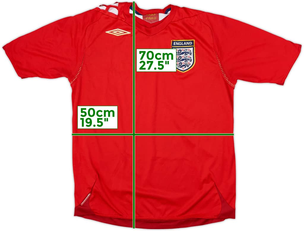 2006-08 England Away Shirt - 5/10 - (M)