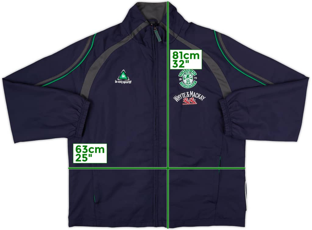 2007-08 Hibernian Le Coq Sportif Track Jacket - 9/10 - (XL)