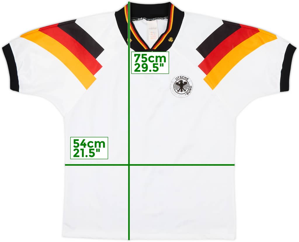 1992-94 Germany Home Shirt - 5/10 - (L/XL)