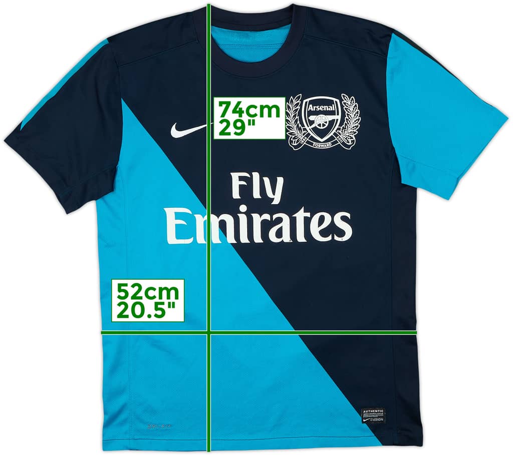2011-12 Arsenal Away Shirt - 5/10 - (M)