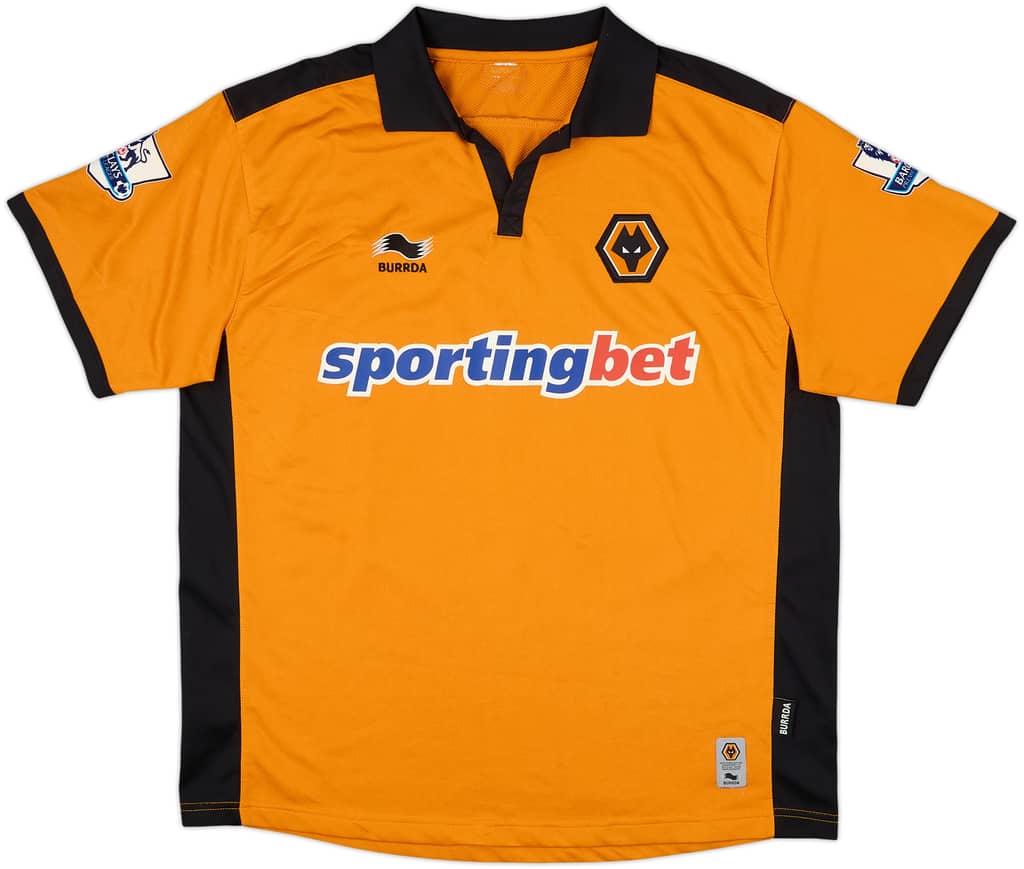 2010-11 Wolves Home Shirt - 9/10 - (XL)