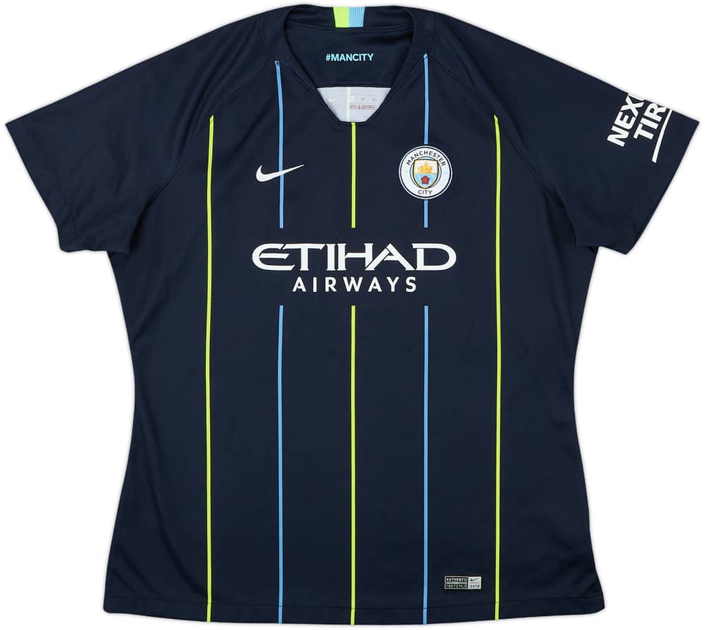 2018-19 Manchester City Away Shirt - 9/10 - (Women's XL)
