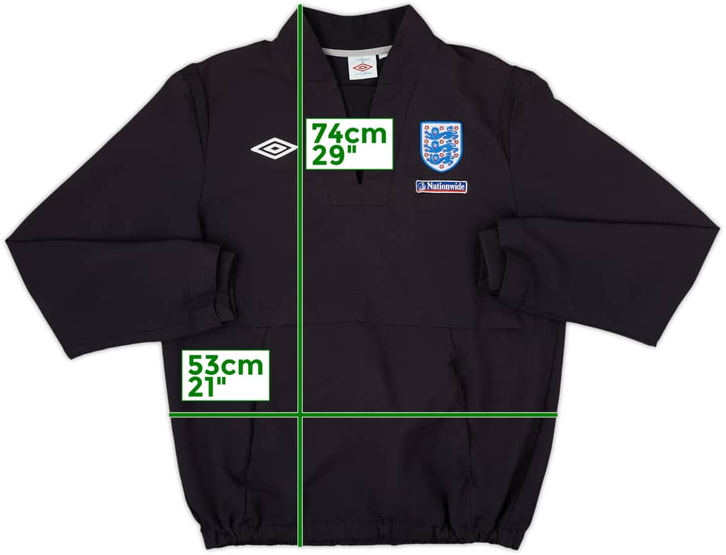 2010-11 England Umbro Drill Top - 9/10 - (L)