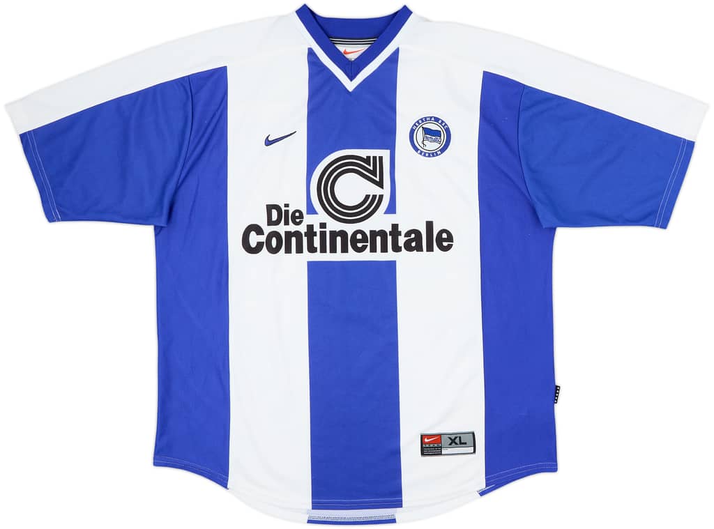 1999-00 Hertha Berlin Home Shirt - 9/10 - (XL)