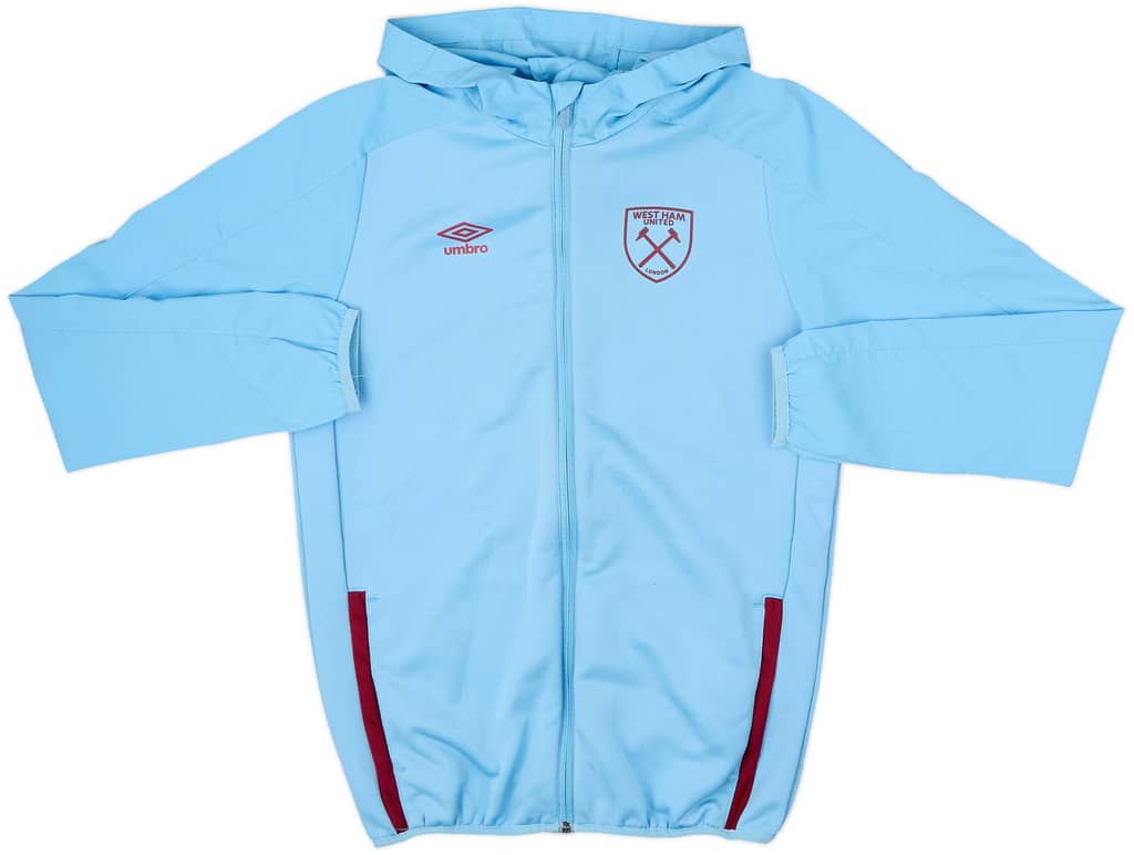 2016-17 West Ham Umbro Hooded Track Jacket - 7/10 - (XL.Boys)