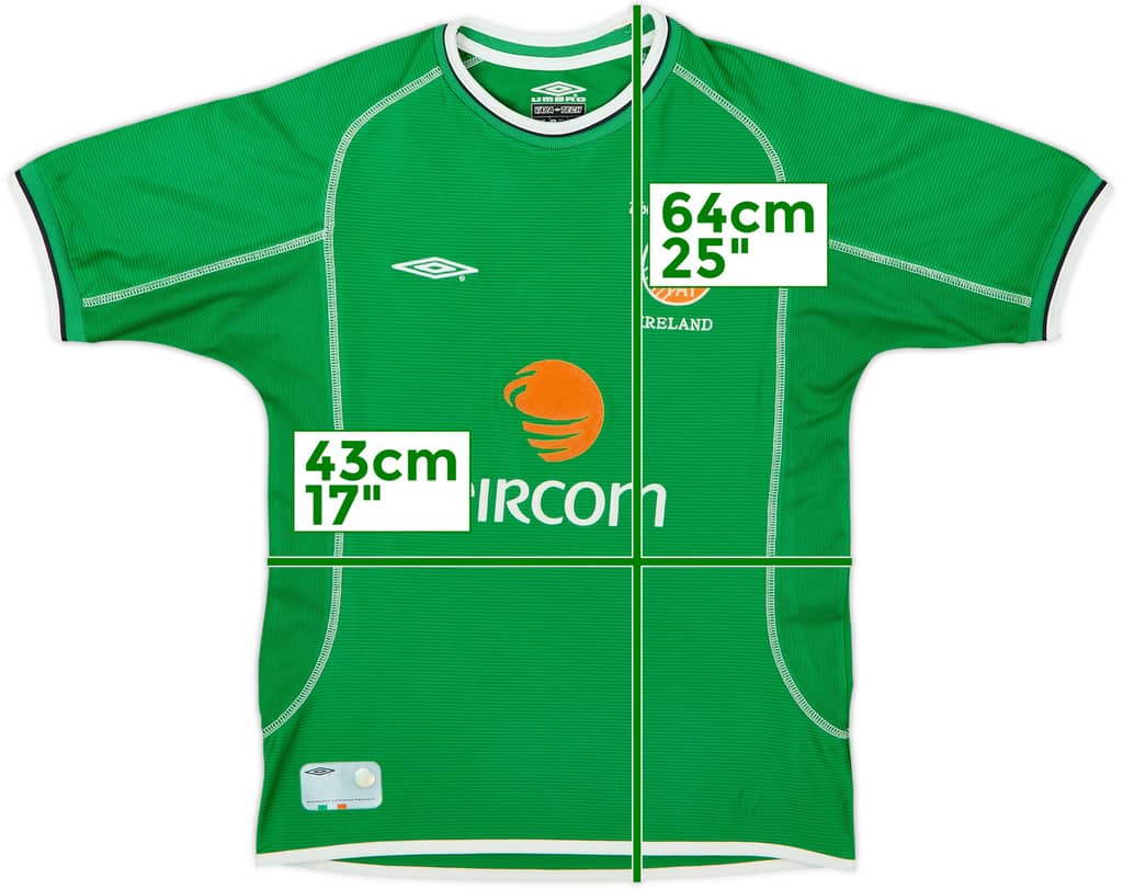 2002-03 Ireland Home Shirt - 9/10 - (M.Boys)