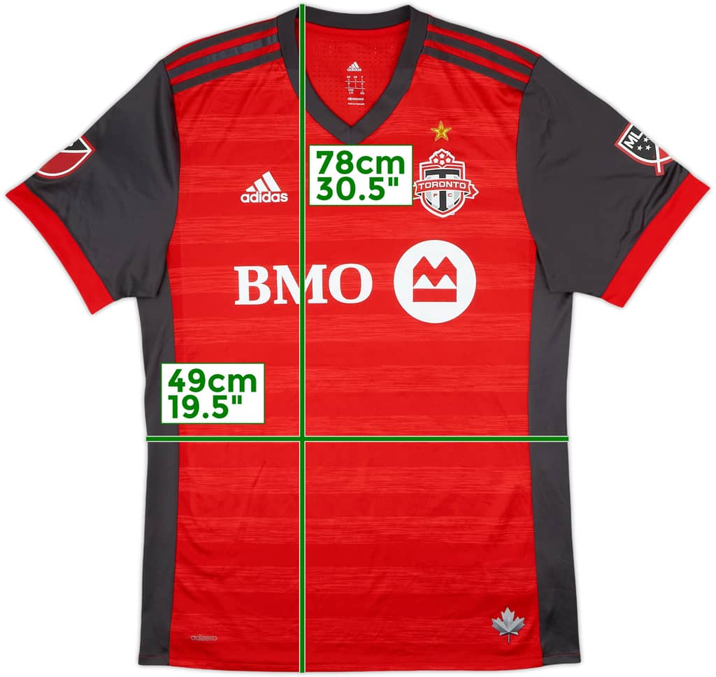 Camiseta auténtica de local del Toronto FC 2017 Giovinco #10 - 9/10 - (L)