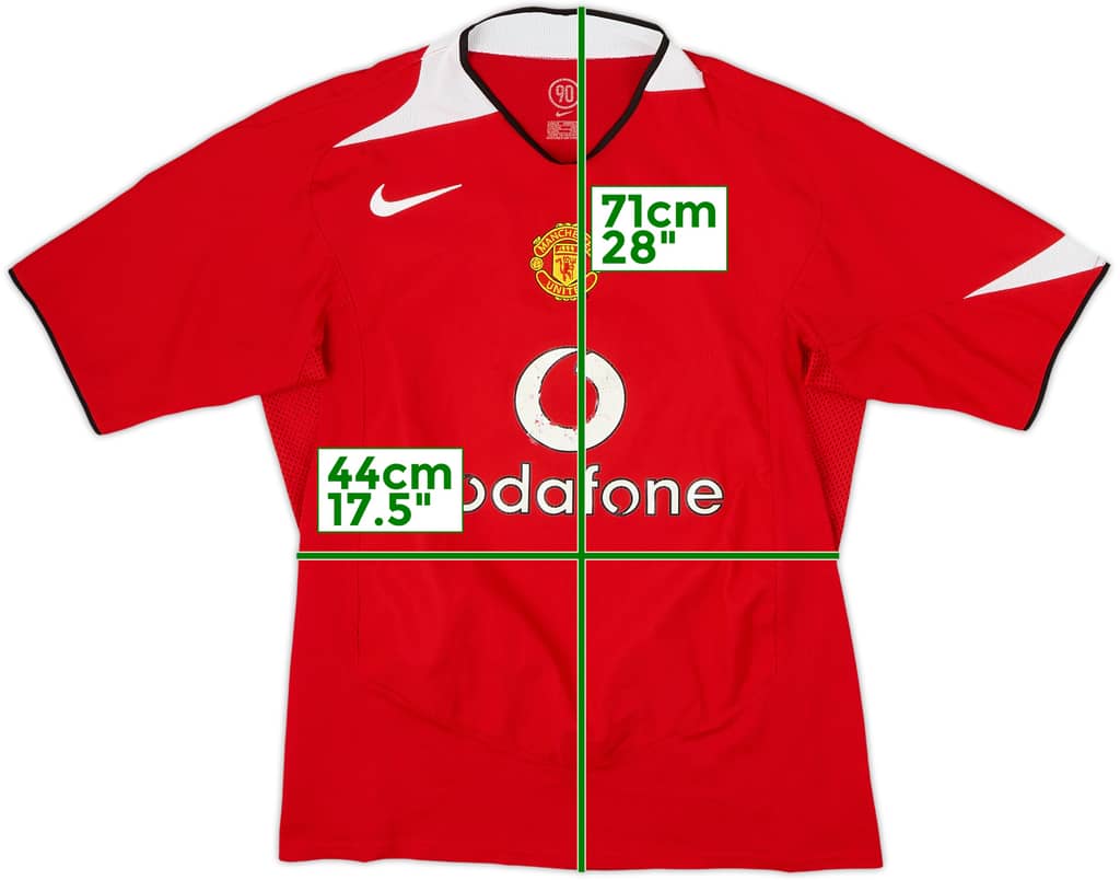 2004-06 Manchester United Home Shirt - 4/10 - (M)