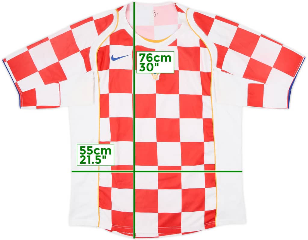 2004-06 Croatia Home Shirt - 8/10 - (L)