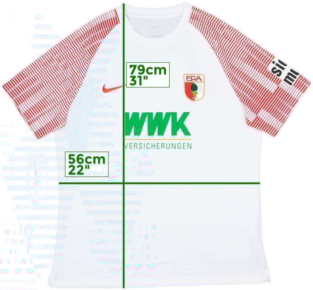 2022-23 Augsburg Away Shirt - 7/10 - (XL)