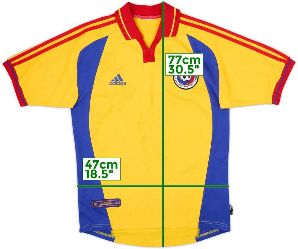2000-02 Romania Home Shirt - 6/10 - (S)