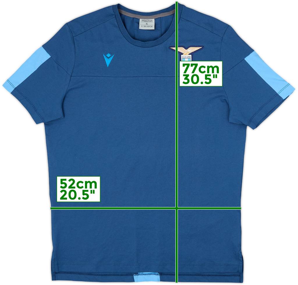 2019-20 Lazio Macron Cotton Tee - 9/10 - (XL)