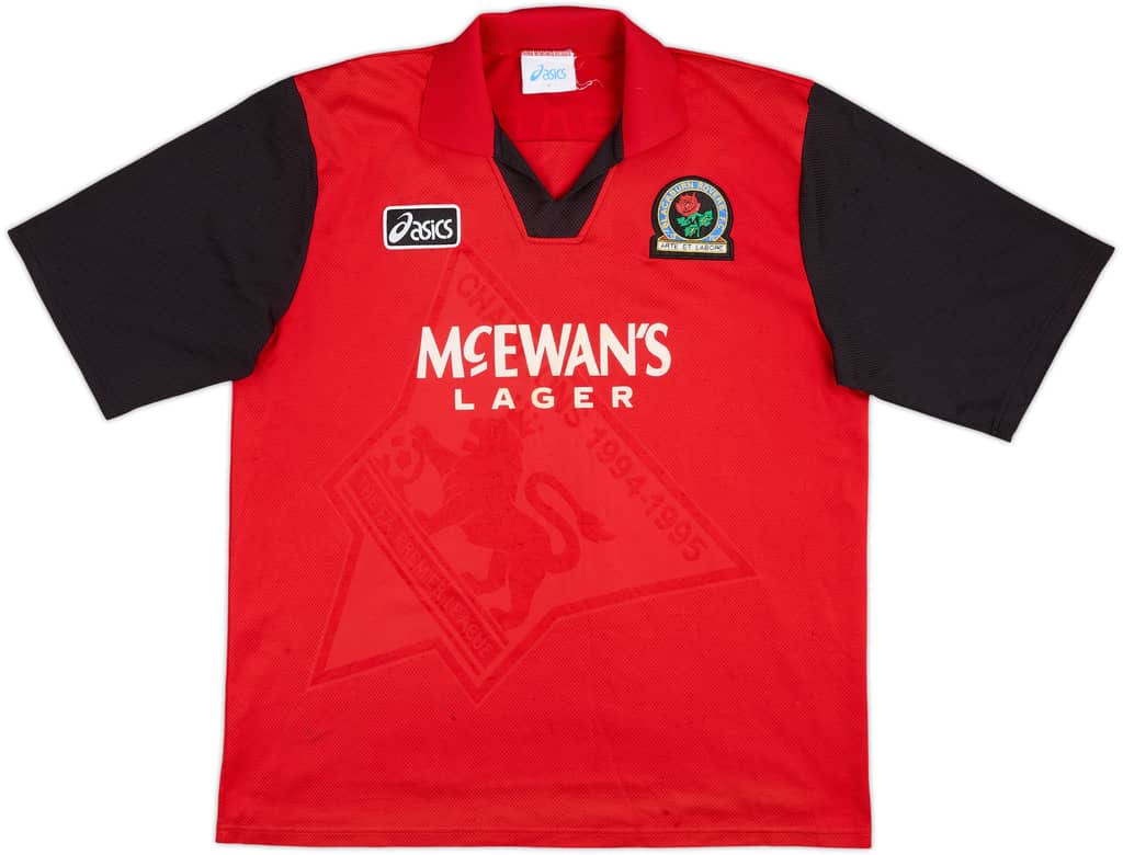 1995-96 Blackburn Away Shirt Shearer #9 - 6/10 - (XL)