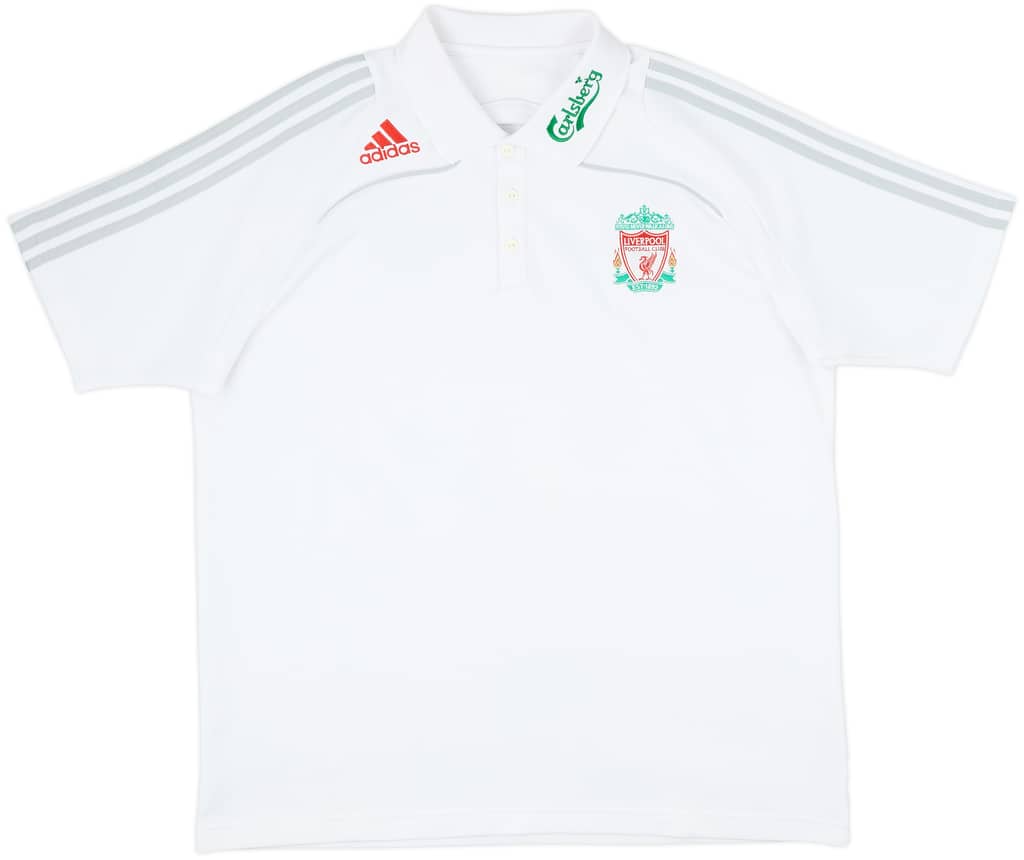 2008-09 Liverpool adidas Polo Shirt - 8/10 - (XXL)