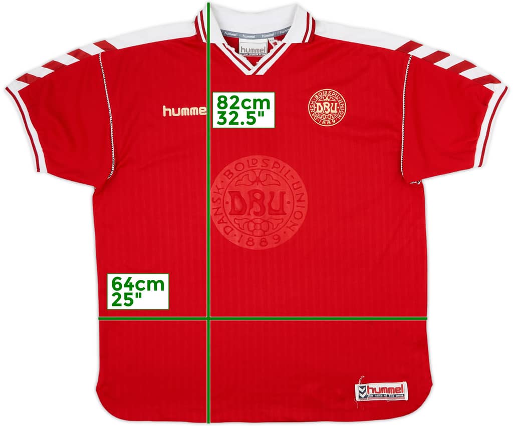 1998 Denmark Home Shirt - 5/10 - (XXL)