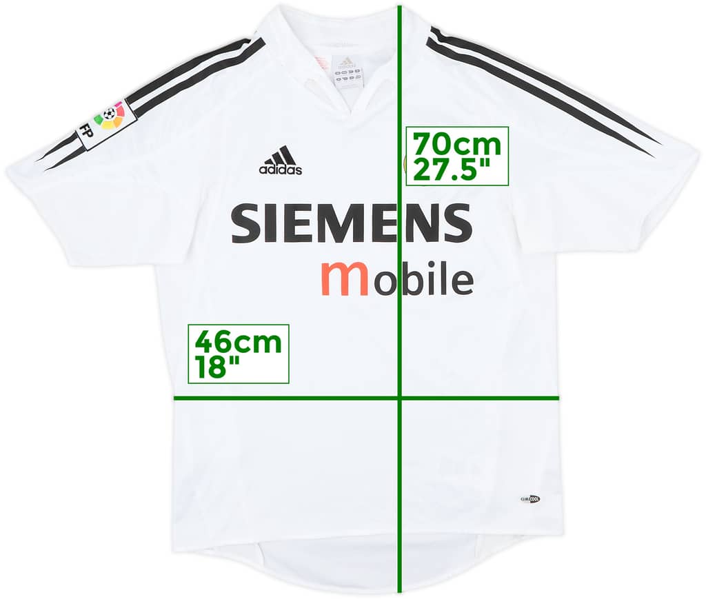 2004-05 Real Madrid Home Shirt - 8/10 - (L.Boys)