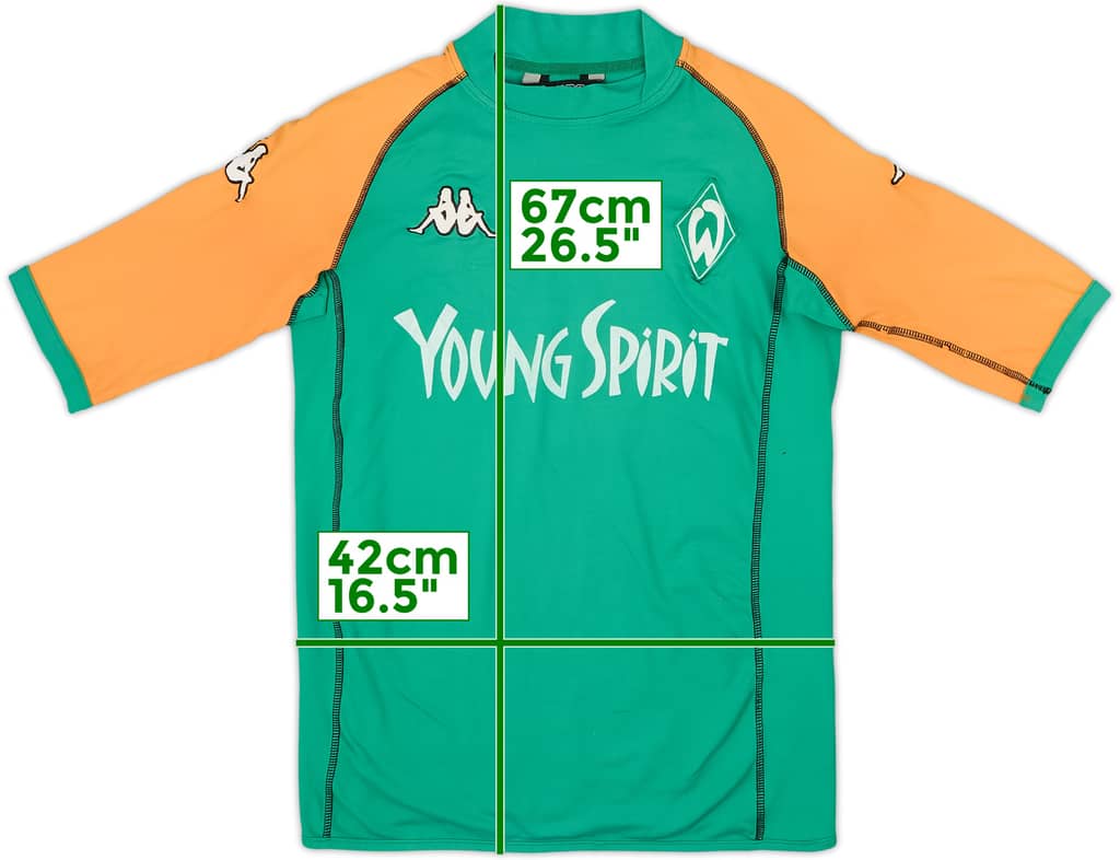 2003-04 Werder Bremen Home Shirt - 6/10 - (S)