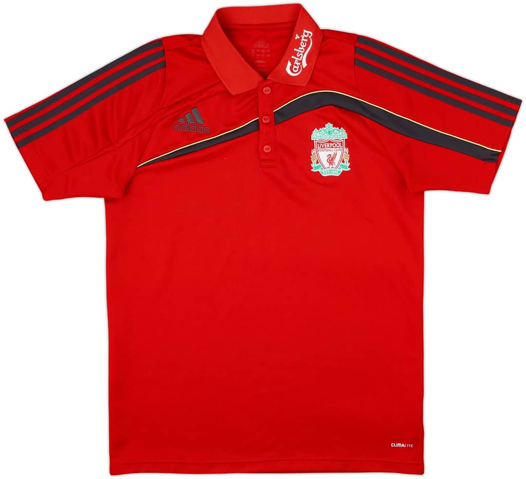 2009-10 Liverpool adidas Polo Shirt - 9/10 - (S)