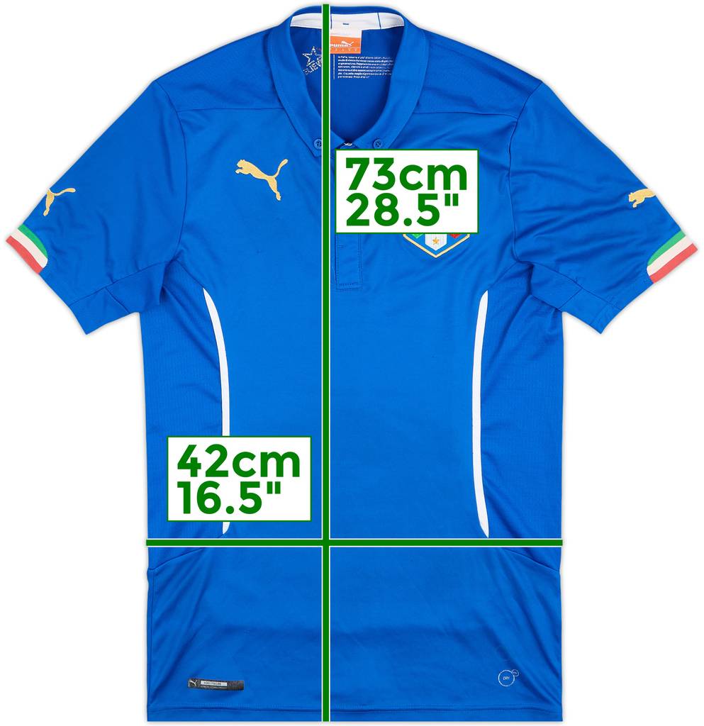 2014-15 Italy Home Shirt - 6/10 - (S)