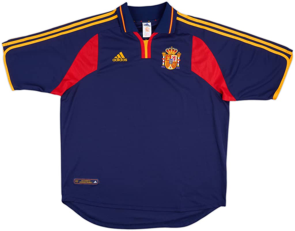 2000-02 España Camiseta de visitante - 9/10 - (XL)