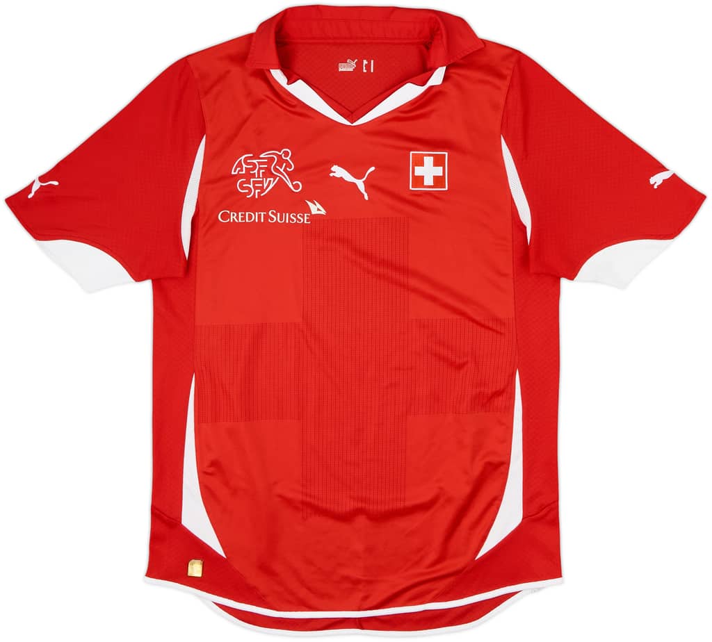 2010-11 Switzerland Home Shirt - 8/10 - (M)
