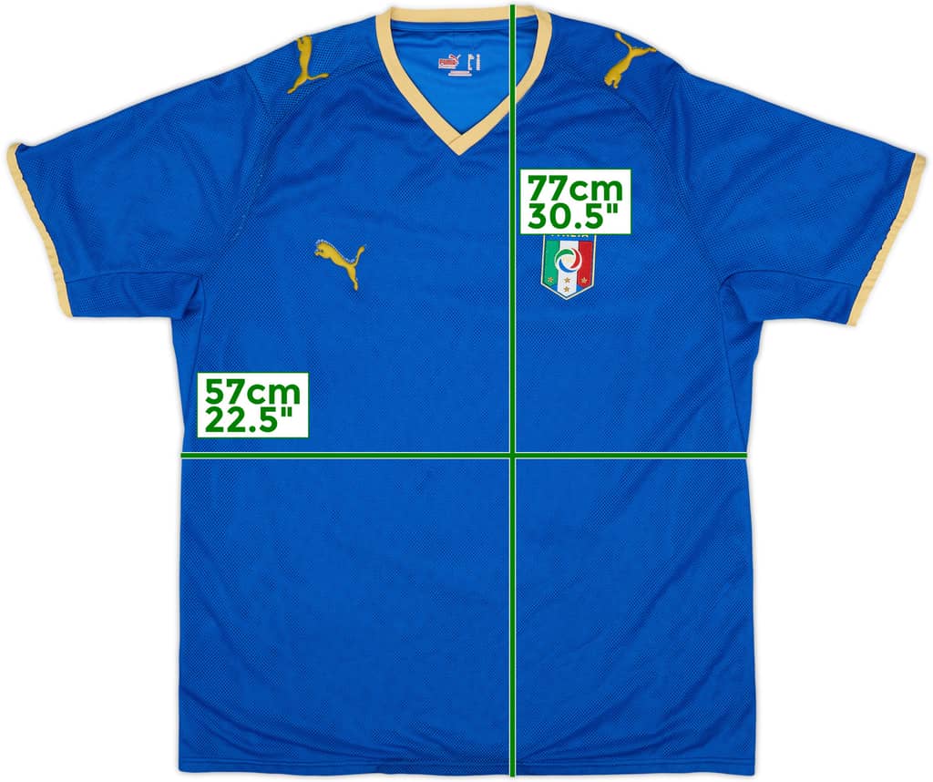 2007-08 Italy Home Shirt - 5/10 - (XL)