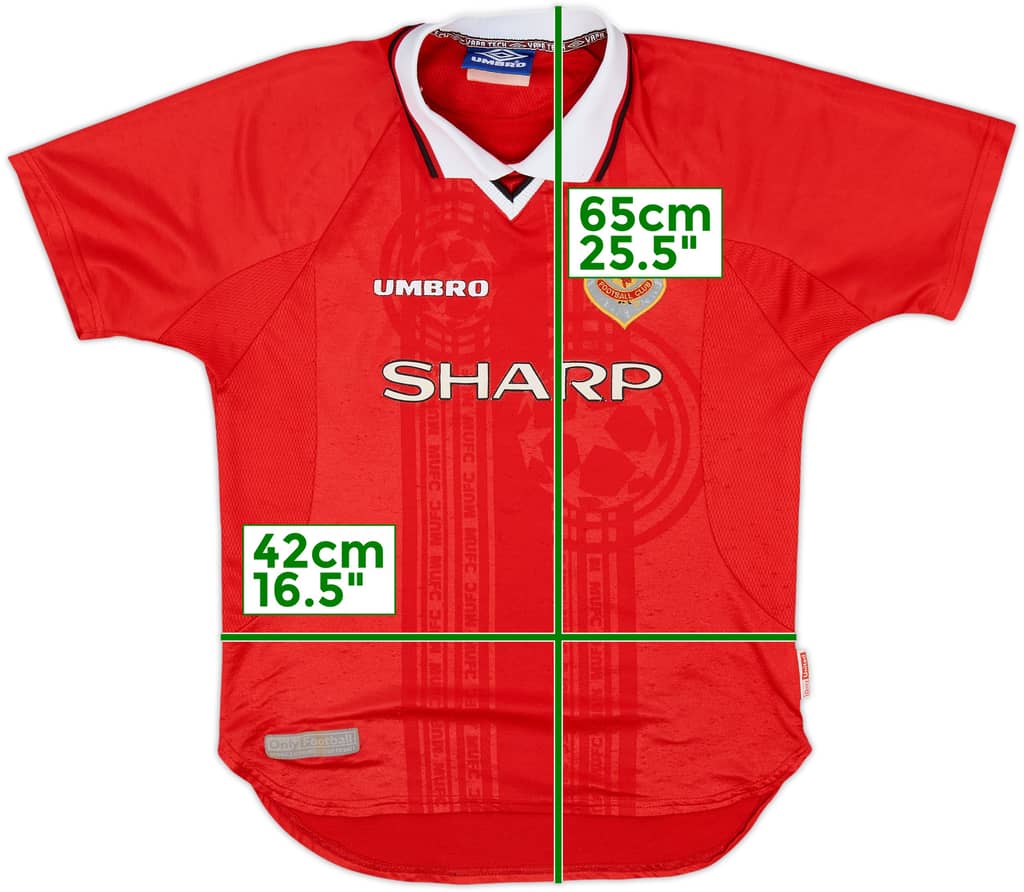 1999-00 Manchester United 'CL Winners' Shirt - 7/10 - (L.Boys)