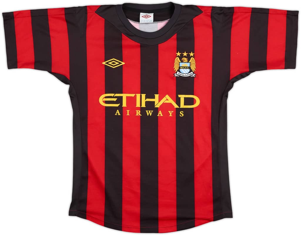 Camiseta de visitante del Manchester City 2011-12 Kun Aguero #16 - 7/10 - (XS)