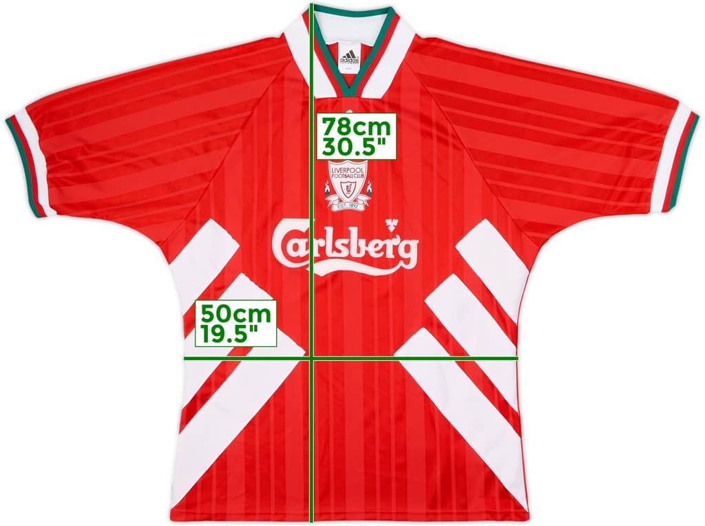 1993-95 Liverpool Home Shirt - 8/10 - (M/L)