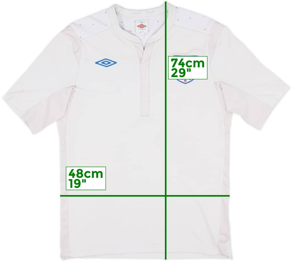 2010-11 England Home Shirt - 5/10 - (M)