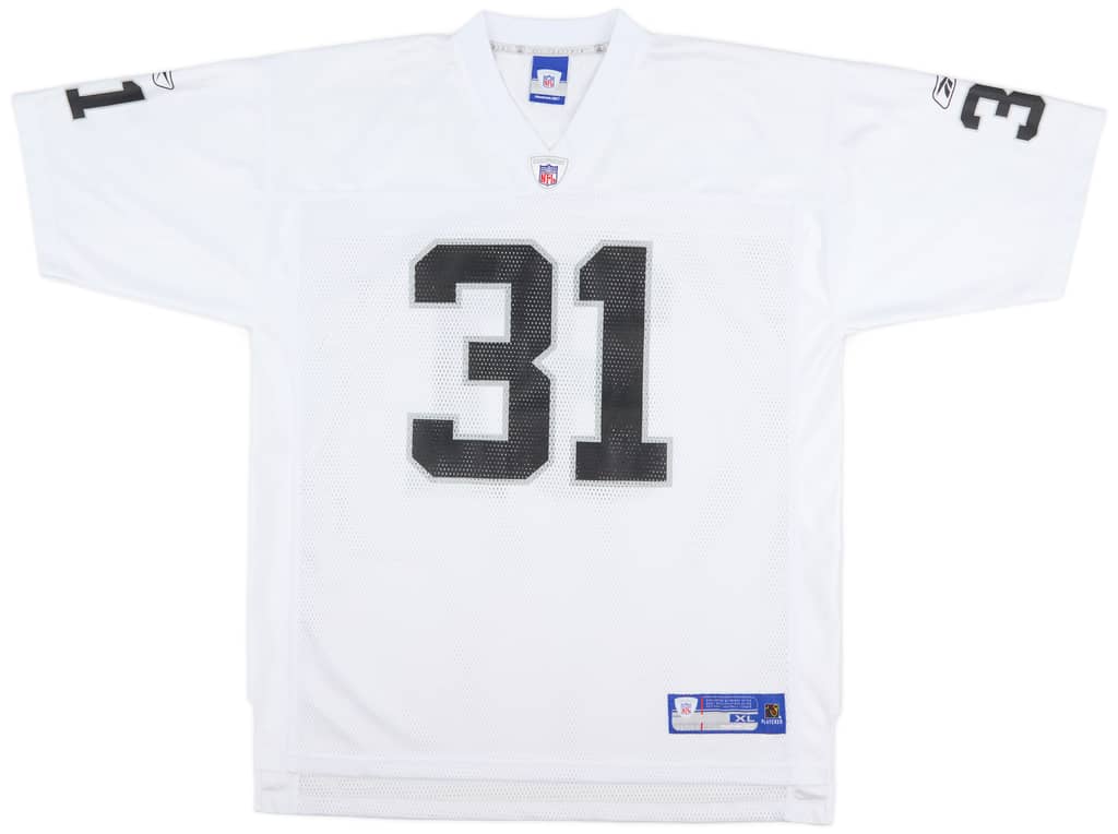 2004 Oakland Raiders Buchanon #31 Reebok On Field Away Jersey (Excellent) XL