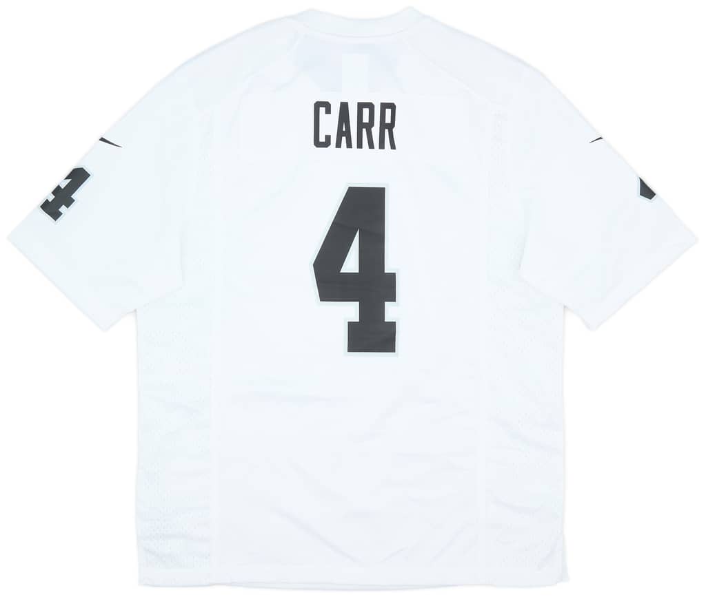 2020-22 Las Vegas Raiders Carr #4 Nike Game Away Jersey (L)