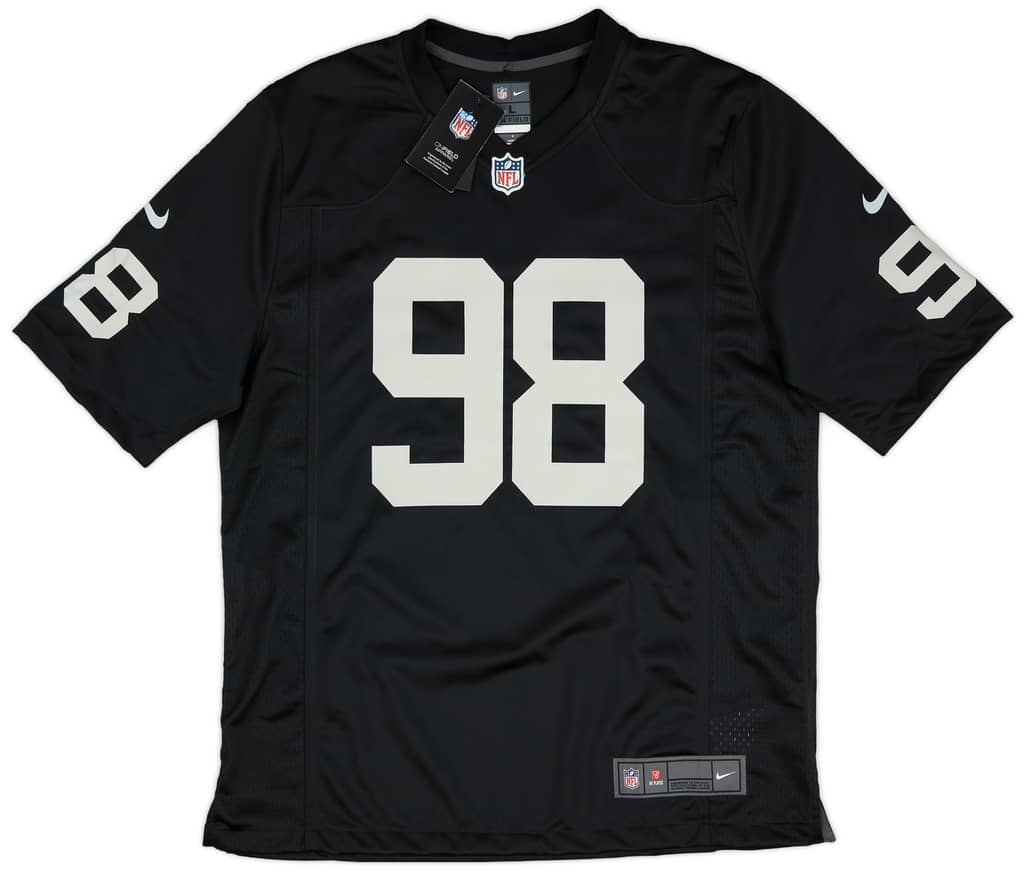 2020-23 Las Vegas Raiders Crosby #98 Nike Game Home Jersey (XL)